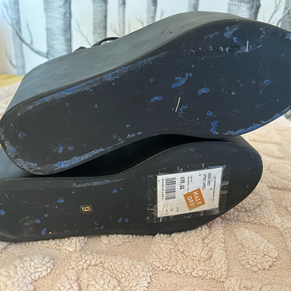 Jeffrey Campbell Black Strappy Platform Sandals - Picture 6 of 6